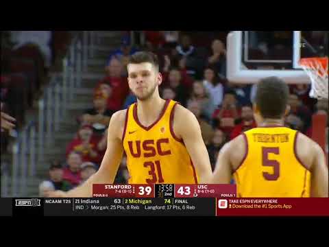 Men's Basketball: USC 77, Stanford 66 - Highlights 1/6/19