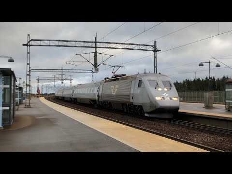 Höst på den Svenska Järnvägen del 3 - Tåg på Södertälje Syd