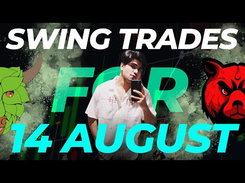 2 Amazing swing trades for 14 Aug | Best swing trading stocks for Today | Swing Stocks for 14 Aug