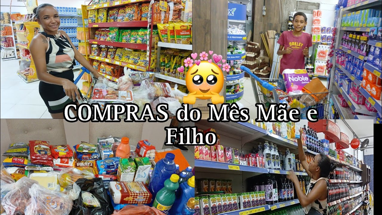 COMPRAS DO MÊS PARA 2 PESSOAS EM SUPERMERCADO DO INTERIOR 🥰QUANTO DEU TUDO🤑