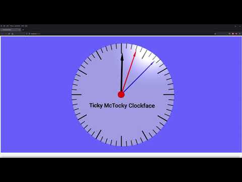 Vpython Animated Clock