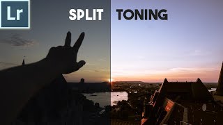 How to EDIT with SPLIT TONING in LIGHTROOM