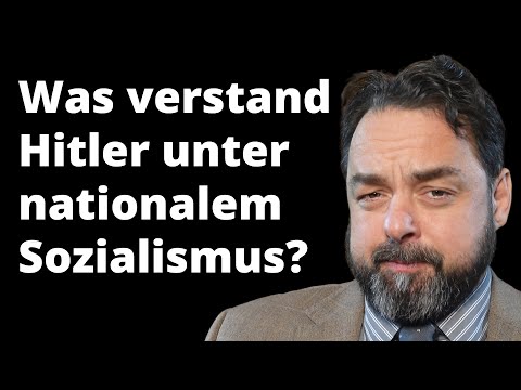 What did Hitler understand by national socialism?