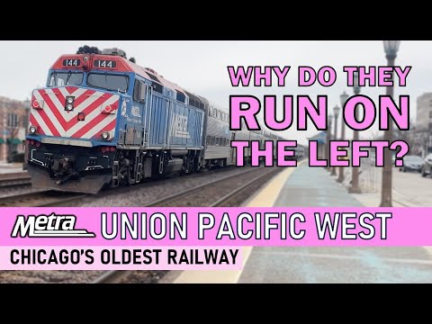Why Do These Metra Trains Run on the Left?