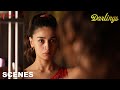 Alia Get S A Surprise Visit Darlings Movie Scene Vijay Varma Shefali Shah