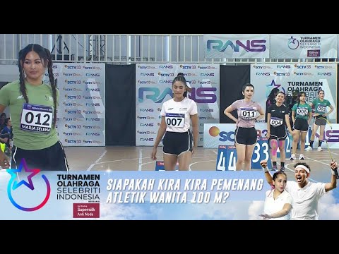 Siapakah Kira-kira Pemenang Atletik Wanita 100 M? | Turnamen Olahraga Selebriti Indonesia