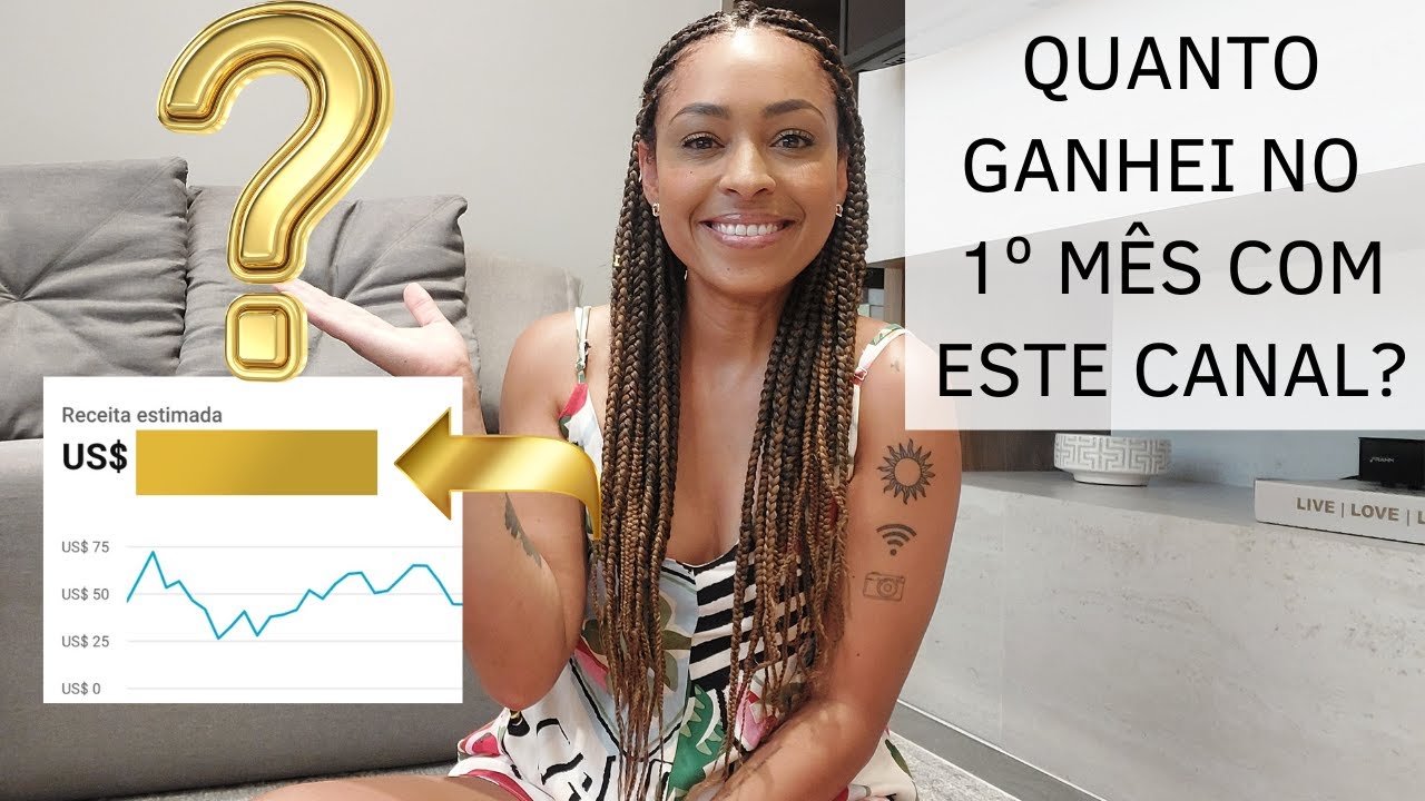 Quanto GANHEI no 1º mês com ESTE CANAL? + 3 motivos para CRIAR um CANAL no Youtube em 2024