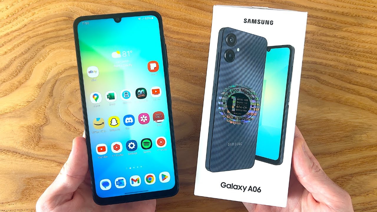 Смартфон Samsung Galaxy A06 6/128Gb Черный