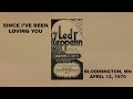 Led Zeppelin - Since I've Been Loving You (Bloomington 1970)