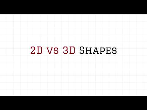 2D vs 3D Shapes