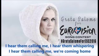 Greta Salóme - Hear Them Calling (Iceland) - Eurovision 2016 (w/lyrics)