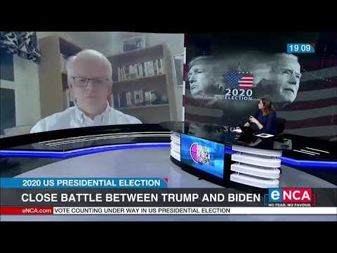 Close battle between Trump and Biden