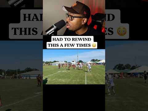 EVEN HIS OWN TEAMMATE COULDN'T BELIEVE IT! 🤯🏈 #YouthFootball #Shorts