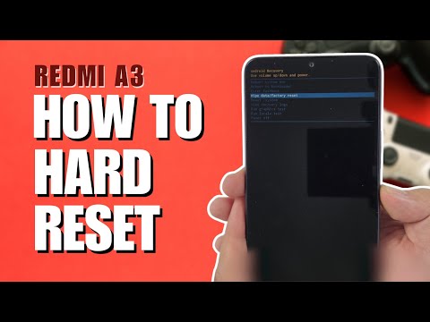 How to Hard Reset Xiaomi Redmi A3