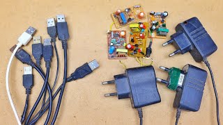 Awesome uses of old USB Cable and old mobile charger #diy #reuse