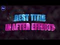 3D Text Title After Effects And Element 3D Hindi Tutorials