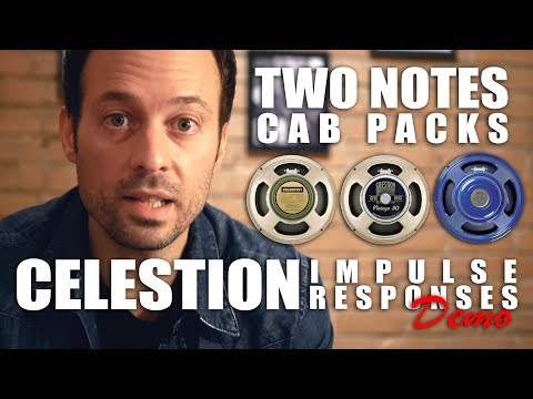The new official Celestion virtual cabinets for Two notes Torpedo