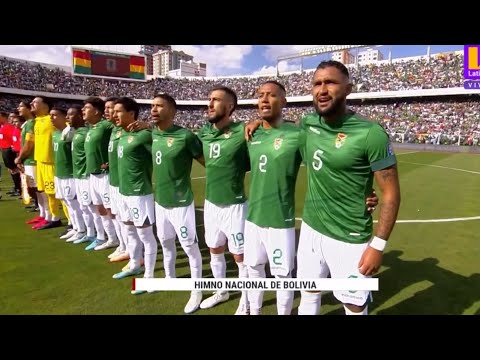 Bolivians sing their anthem PROUDLY! Bolivia National Anthem vs Argentina (World Cup Qualifiers 26)