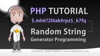 High Capacity PHP Random String Generator Function Programming Tutorial