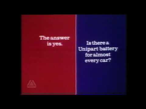 Unipart UK TV Advert - Friday 26th December 1980