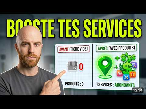 Vidéo : différences d'affichage des sections Produits et Services d'une fiche Google entre mobile et ordinateur