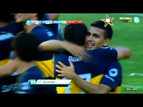 Boca 2 - Godoy Cruz 1 (Gol de Blandi)