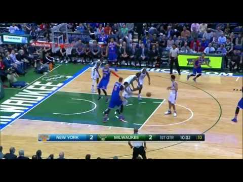 Thon Maker Dunk vs New York Knicks March 2017