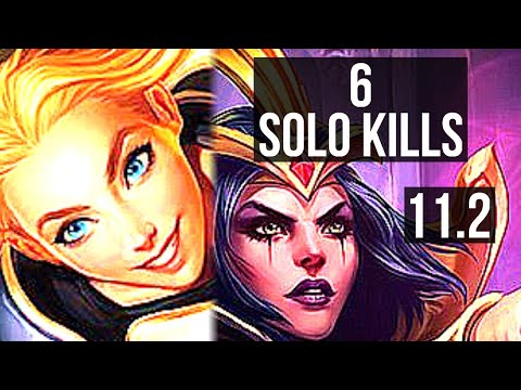 LUX vs LEBLANC (MID) | 6 solo kills, 900+ games, 18/4/12, 1.0M mastery | BR Master | v11.2