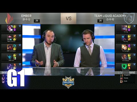 Ember vs Team Liquid Academy Game 1 | Week 2 S6 NACS Spring 2016 | MBR vs TLA G1 W2