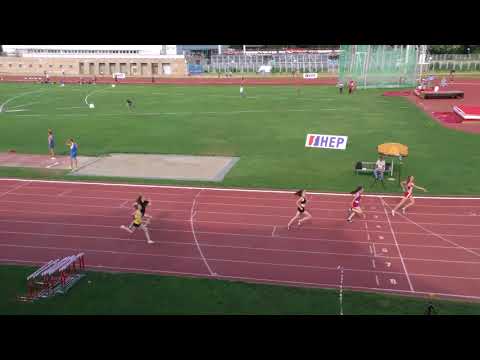 200m [Ž], 2 skupine, Filipović, Bošnjak i Leško - Ekipno PH za seniore i seniorke 2018