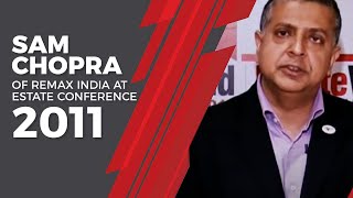 Sam Chopra of Remax India at Estate Conference 2011  image
