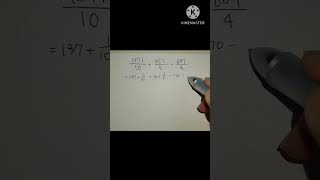この計算できますか？(No.339 分数の計算 / 工夫して計算 #shorts )