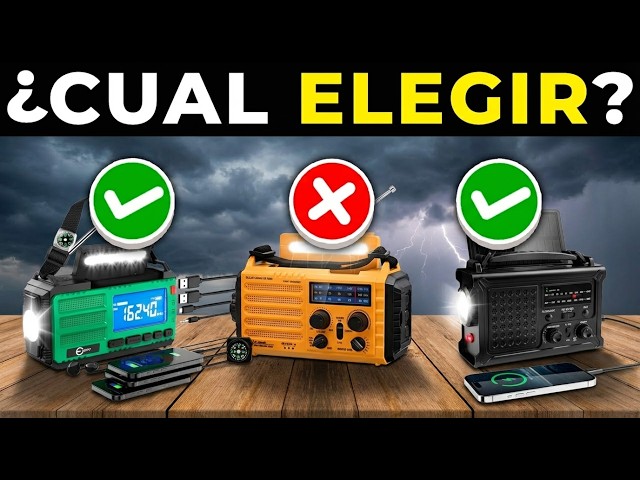 Vídeo relacionado con Radio Solar de Emergencia, Radio Am/FM con Manivela y Batería Recargable 12000mAh para Carga de Emergencia de Smartphone, Linterna LED, Luz de Lectura y Alarma SOS para Exteriores y Viajes