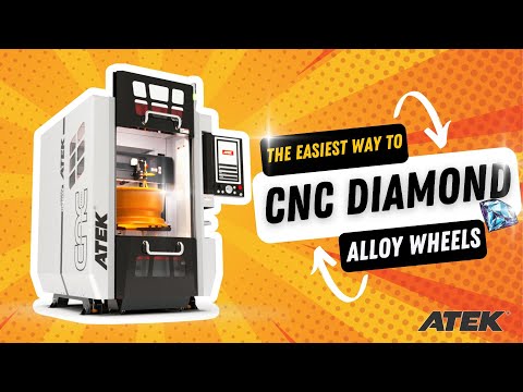 Easiest Way to CNC Wheels | Atek Elegance TP-02HV in Action 🔥