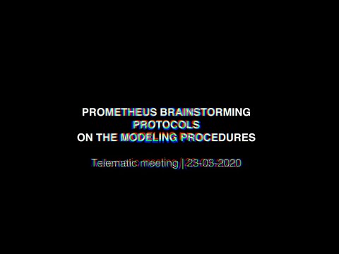 PROMETHEUS BRAINSTORMING PROTOCOLS ON THE MODELING PROCEDURES - Telematic Meeting,  23-03-2020