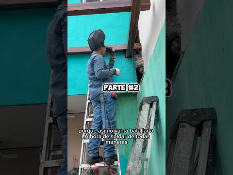 Cómo soldar las placas para un tejaban parte 2 #tips #culiacan #tejabanes #palapas #pergolas