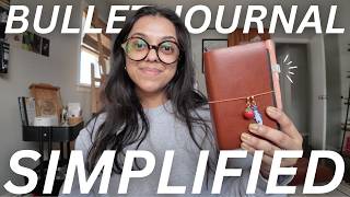 i've somehow created the easiest *and* most effective bullet journal setup 📓
