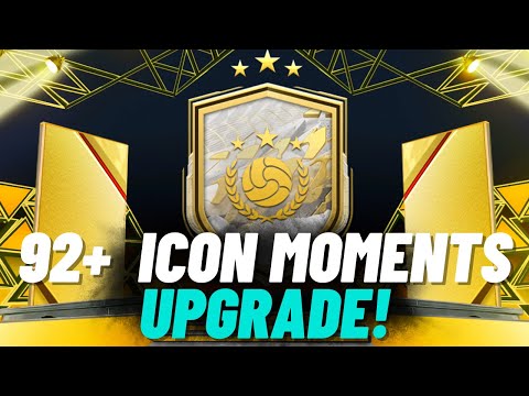 NEW 92+ ICON MOMENTS UPGRADE SBC COMPLETE | FIFA 22 Ultimate Team