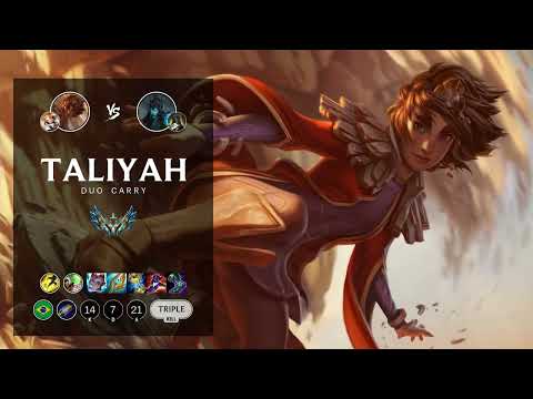 Taliyah Bot vs Kalista - BR Challenger Patch 12.13