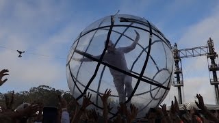 Major Lazer - Original Don and Roll The Bass (w/Diplo in Hamster Ball) – Outside Lands 2016, SF