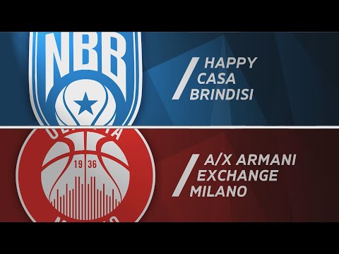 HIGHLIGHTS/ Happy Casa Brindisi - AX Armani Exchange Milano 74-77