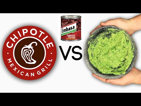 GUACAMOLE And Chips Recipe | Chipotle Copycat Recipe
