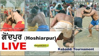 Gondpur (Hoshiarpur) Kabaddi Tournament 30 Dec 2017