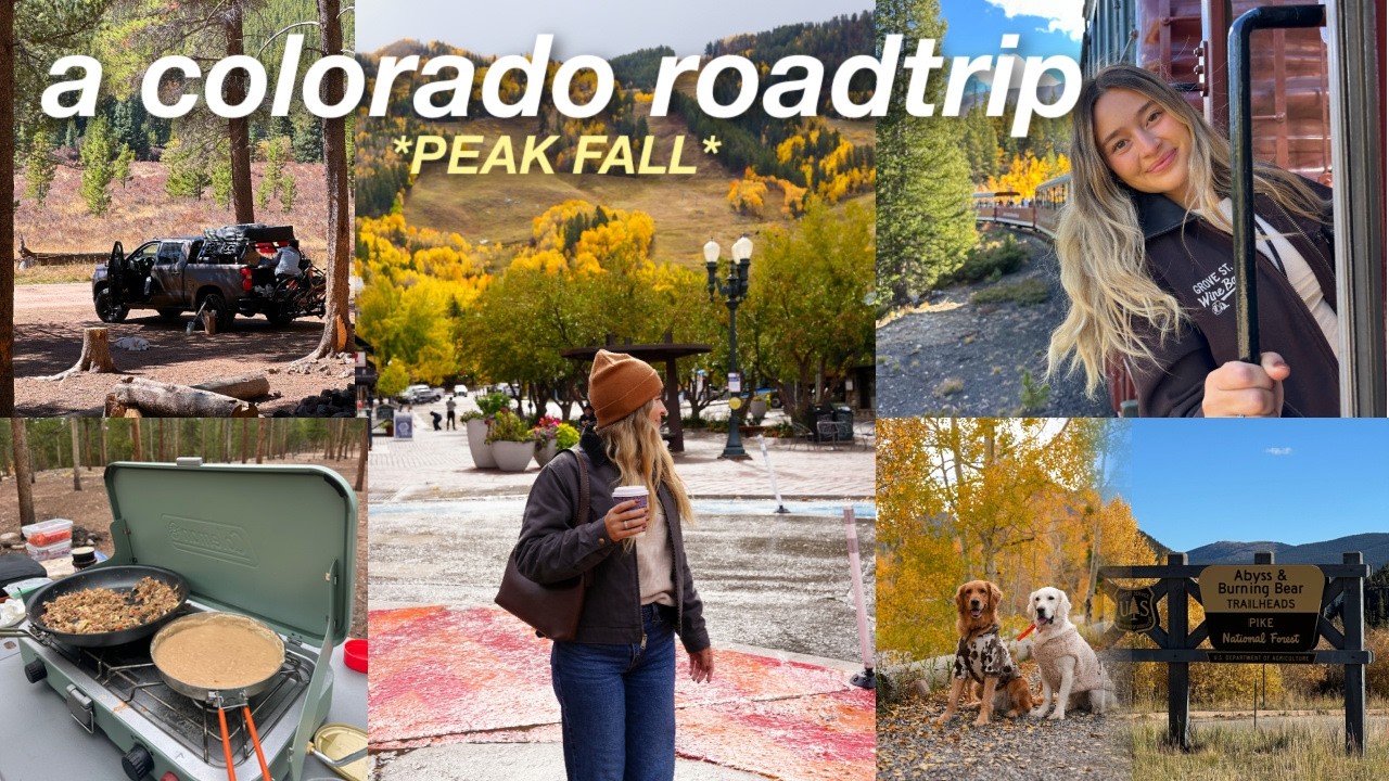 the ULTIMATE fall roadtrip to Colorado *car camping for 7days straight*