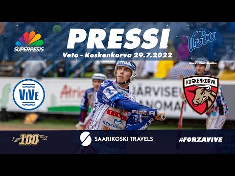 PRESSI Vimpelin Veto - Koskenkorvan Urheilijat 29.7.2022