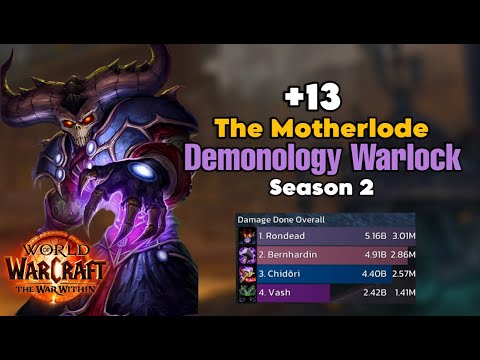 +13 The Motherlode!! | Demonology Warlock | TWW Season 2 Mythic+