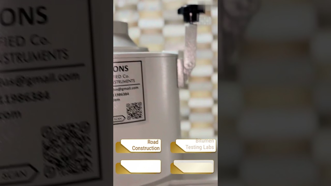 Bitumen Extractor in Action – Asphalt Testing Simplified!