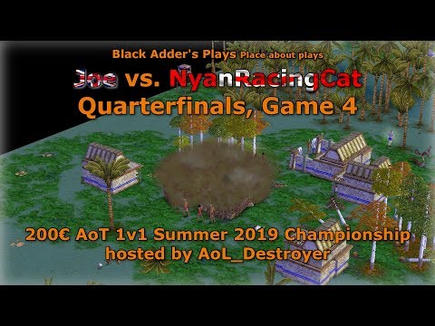 Summer 2019 Championship, QF - Joe vs. NyanRacingCat, Game 4 - Age of Mythology: The Titans