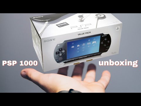 Time capsule ASMR: Unboxing Sony PSP 1000 (first "fat" revision of Playstation Portable) from 2007
