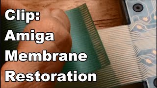 Quick Clip: Restoring Amiga 600 Keyboard Membrane Traces